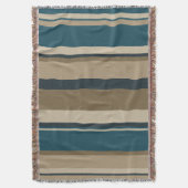 ティール（緑がかった色）とトゥーペサークル スローブランケット (正面縦)