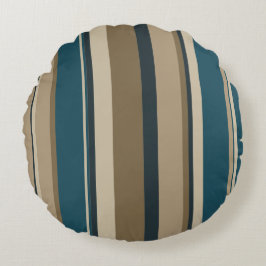 ティール（緑がかった色）とトゥーペサークル ラウンドクッション