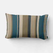 ティール（緑がかった色）とトゥーペサークル ランバークッション (裏面)