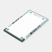 ティール（緑がかった色）とライトブルー ポストイット (アングル)