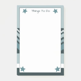 ティール（緑がかった色）とライトブルー ポストイット