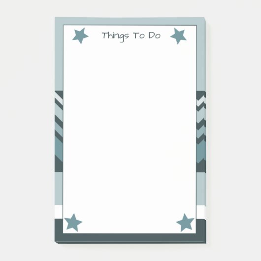 ティール（緑がかった色）とライトブルー ポストイット (正面)