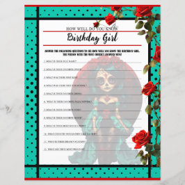 ティール（緑がかった色）とレッドローゼスシュガースカルハウグッドゲーム