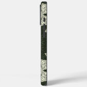 ティール（緑がかった色）と緑の幾何学模様 Case-Mate iPhoneケース (裏面 / 左)