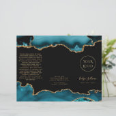 ティール（緑がかった色）と金ゴールド収集のパンフレット (スタンド正面)