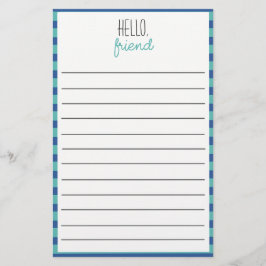 ティール（緑がかった色）と青い文房具