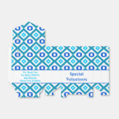 ティール（緑がかった色）と青 フェイバーボックス (折り畳みなし)