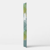 ティール(緑がかった色)のエレガントスクリプト名 Case-Mate iPhoneケース (裏面 / 右)