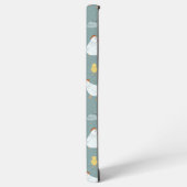 ティール（緑がかった色）のクープで夢を見る鶏 SAMSUNG GALAXYケース (左側面)