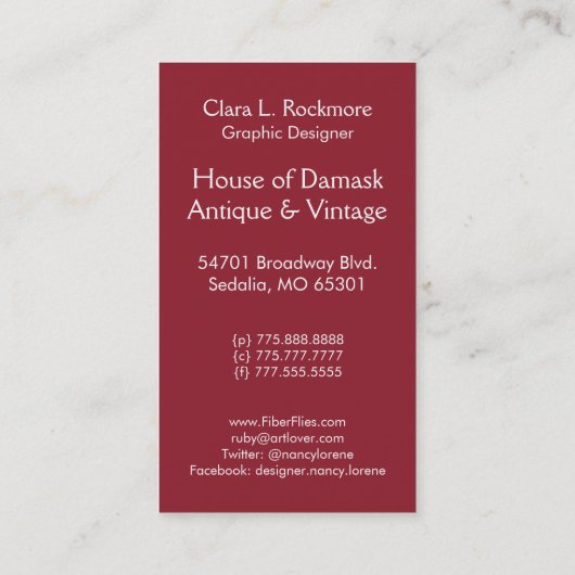 ティール（緑がかった色）のビロード、サテンの抽象芸術、緑およびピンクを切って下さい 名刺 (裏面)