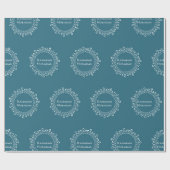 ティール（緑がかった色）のラマダーンムバラクのラッピングペーパー ラッピングペーパー (フラット)