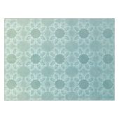 ティール（緑がかった色）の優雅 テーブルクロス (正面(横))