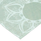 ティール（緑がかった色）の優雅 テーブルクロス (アングル)