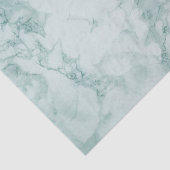 ティール（緑がかった色）の大理石のデザイン 薄葉紙 (詳細)
