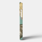 ティール(緑がかった色)の小さい貝のトリオ Case-Mate iPhoneケース (裏面 / 左)