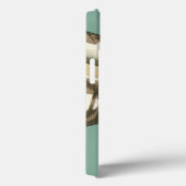 ティール(緑がかった色)の小さい貝のトリオ Case-Mate iPhoneケース (裏面 / 右)