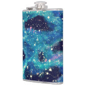 ティール（緑がかった色）の星雲 フラスク (左)