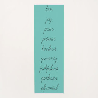 ティール（緑がかった色）の果実  ヨガマット