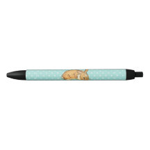 ティール（緑がかった色）の水玉模様の背景のベビーのバニー