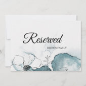 ティール(緑がかった色)の水色のスケ結婚ッチの予約記号 (正面)