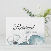 ティール(緑がかった色)の水色のスケ結婚ッチの予約記号 (スタンド正面)