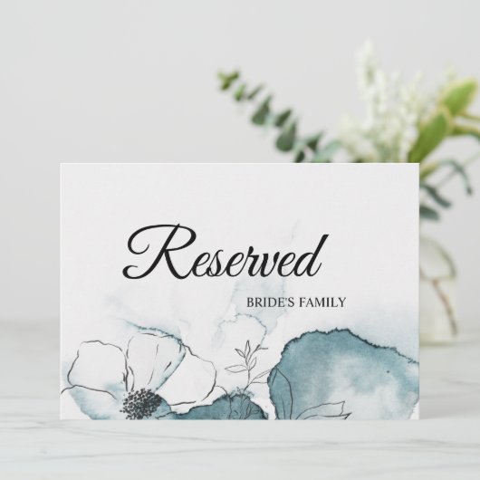 ティール(緑がかった色)の水色のスケ結婚ッチの予約記号 (スタンド正面)