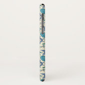 ティール（緑がかった色）の海洋動物パターン Case-Mate iPhoneケース (裏面/左)