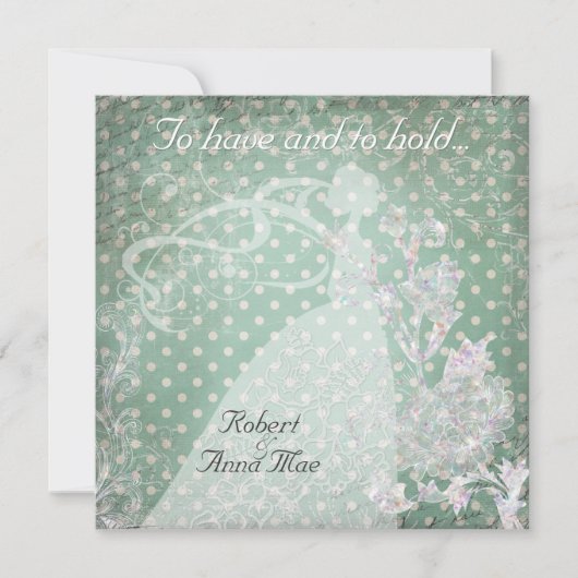 ティール(緑がかった色)の点は結婚式の招待持ち、把握 招待状 (正面)