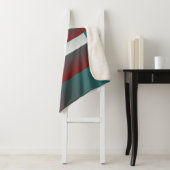 ティール（緑がかった色）の窓は白 シェルパブランケット (インサイチュ)