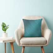 ティール（緑がかった色）の絹 クッション (椅子)