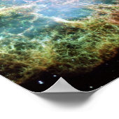 ティール（緑がかった色）の蟹星雲 ポスター (角)