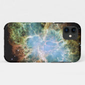 ティール（緑がかった色）の蟹星雲 Case-Mate iPhoneケース (裏面(横))