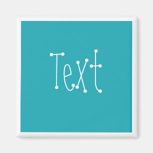 ティール（緑がかった色）の青 マグネット