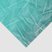 ティール(緑がかった色)のVienの許可のデザインの緑の汚れ色 薄葉紙 (詳細)