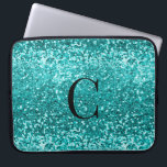 ティール（緑がかった色）アクアターコイズグリッタースパークルモノグラム ラップトップスリーブ<br><div class="desc">シックなティール（緑がかった色）アクアターコイズグリッタースパークルラグジュアリーグラームモノグラムラップトップスリーブはっきりした、chunky、アクアブルーフェイク(ターコイズティール（緑がかった色）)グリッターとあなたのモノグラムカスタムを特徴とする。cedarandstring@gmail.comで連絡お問い合わもしせ合わせ製品に関するお問い合わせやデザインのサポートが必要。</div>