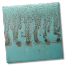 ティール（緑がかった色）アクアブルーシャビーシック