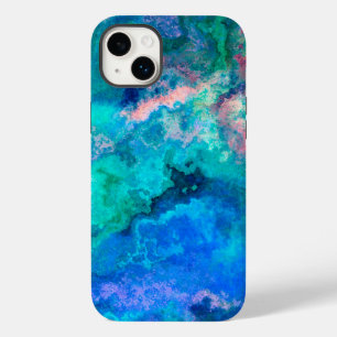 ティール(緑がかった色)アワビ絵画シェル Case-Mate iPhone 14 PLUSケース