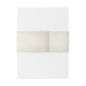 ティール（緑がかった色）アンドブルーシーカメビーチ結婚式 招待状ベリーバンド (裏面例)