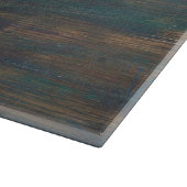 ティール（緑がかった色）アーカンソ素朴スシェイプ カッティングボード (角)