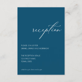 ティール（緑がかった色）アーモダンチ披露宴エンクロージャカード エンクロージャーカード