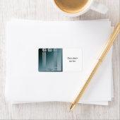 ティール（緑がかった色）アールヌーボー、ロニーCマッキントシュ、バラデザイン ラベル (インサイチュ)