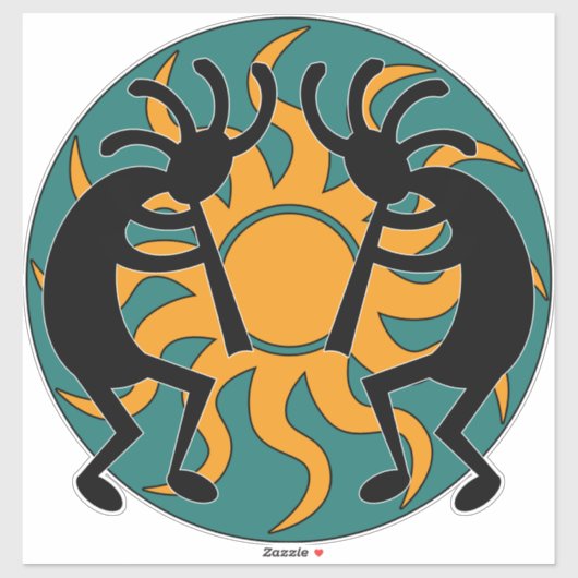 ティール(緑がかった色)イエローブラックブラックサウスウェストココペリトバルサン シール (シート)