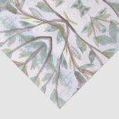 ティール（緑がかった色）エレガントとブラウン 薄葉紙 (詳細)