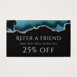 ティール(緑がかった色)エージェント紹介カード