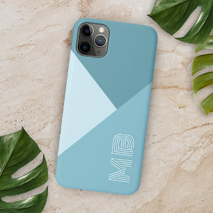 ティール（緑がかった色）カスタムアクアグリーンシーフオム海ブルー iPhone 11 PRO MAXケース