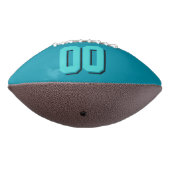 ティール（緑がかった色）カスタムサッカー アメリカンフットボール (回転270)