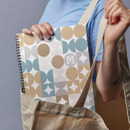 ティール（緑がかった色）カスタムブルーグリーングレータイペベージュパターン プランナー手帳