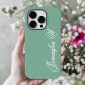 ティール（緑がかった色）カスタム電話ケースブライダルパーティおよび提案 Case-Mate iPhoneケース