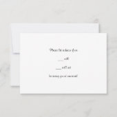 ティール（緑がかった色）カニ星雲 出欠カード (裏面)