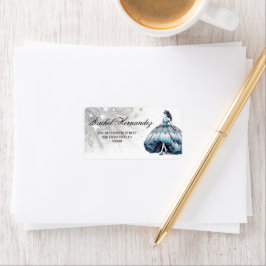 ティール（緑がかった色）キンセアニラガール ラベル